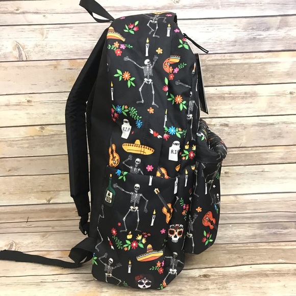 JanSport Day of the dead backpack de los muertos - Picture 5 of 8